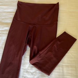 Post-Partum compression leggings size xl color maroon